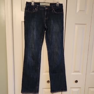 LOFT Slim Boot Dark Wash Jeans Size 4 EUC
